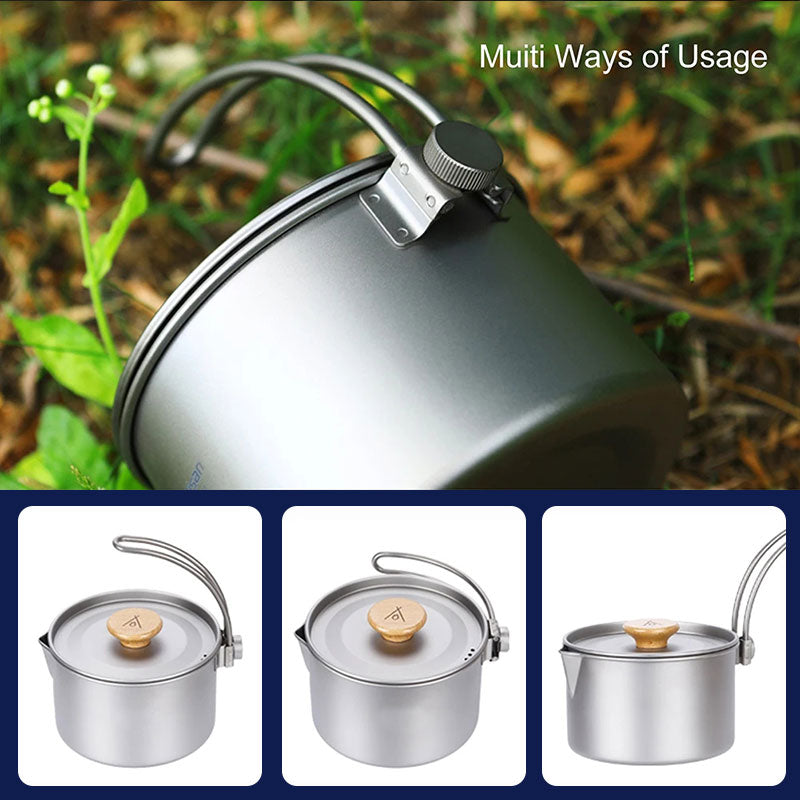 Titanium Kettle Camping Teapot